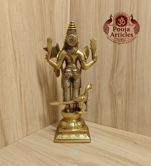 Brass Murugan Idol 10 Inch