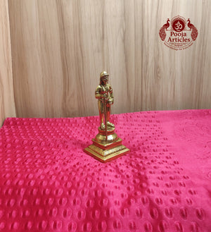 Brass Andi Murugar Statue 6.2 Inch