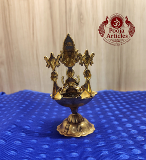 Brass Balaji Gajalakshmi Diya 5.8 Inch