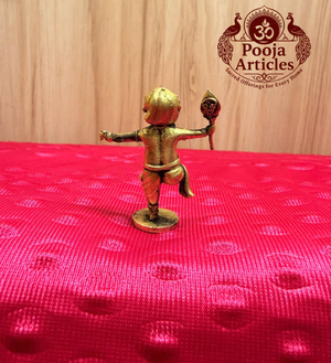 Brass Dancing Lord Murugan 1.8 Inch
