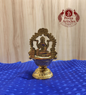 Brass Gajalakshmi Diya 6 Inch