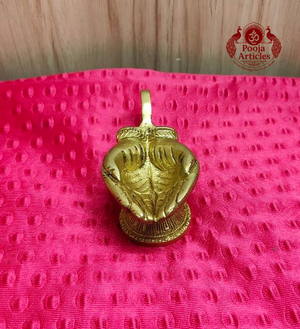 Brass Hand Shaped Oil Diya 2 Inch