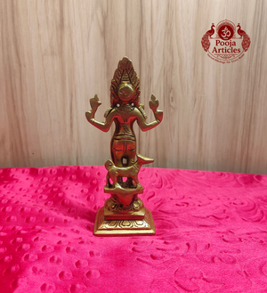 Brass Kala Bhairavar Statue 6.2 inch