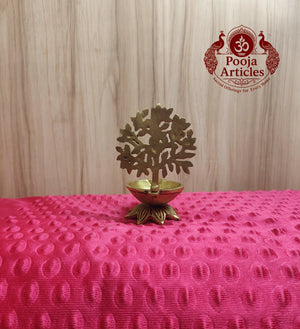 Brass Tree Diya Idol 4 Inch
