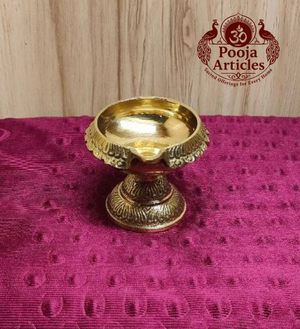 Brass Kuber diya 2.5 inch