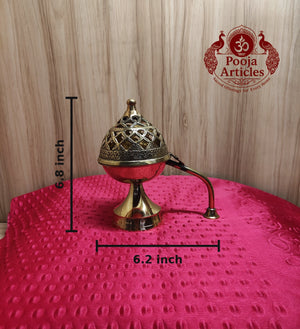 Brass Loban Burner 6.8 Inch