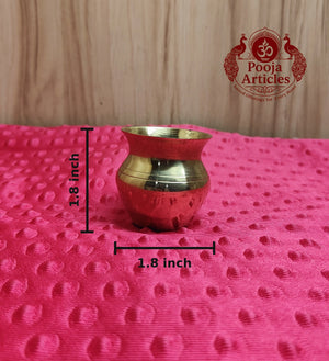 Brass Lota 1.8 Inch (Puja Kalash)