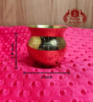 Brass Lota 1.9 Inch (Puja Kalash)