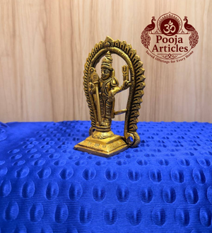 Brass Murugan Idol 4.7 Inch
