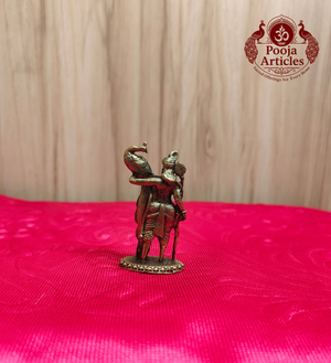 Brass Murugan Statue 2_2 Inch