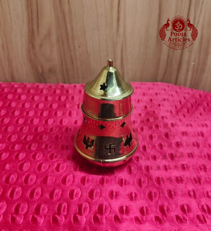 Brass Pacha Kapoora Vilaku 4.8 Inch