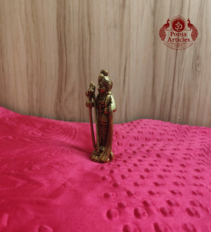 Brass Palani Raja Alangaram Murugan Statue 4.2 Inch