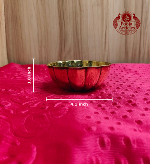 Brass Shesmal Bowl 1.8 Inch