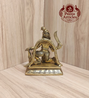 Bronze Nondi Karuppasamy Statue 5 Inch