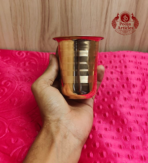 Copper Glass Tumbler 3.5 Inch