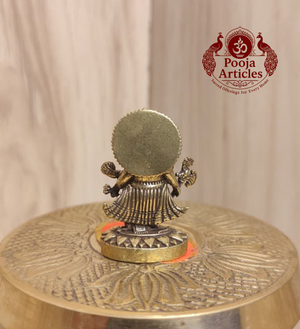 Miniature Brass Ganesh Murti 1.3 Inch