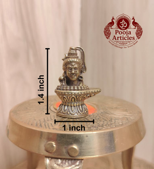 Miniature Brass Shiva Lingam 1.4 Inch