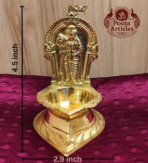 Palani Raja Alangaram Murugan Kamachi Vilakku 4.5 Inch