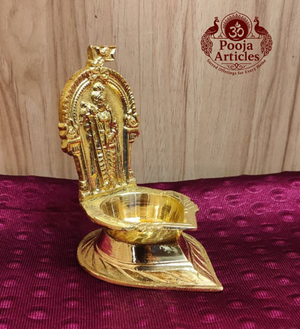 Palani Raja Alangaram Murugan Kamachi Vilakku 4.5 Inch-2