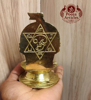 Palani Raja Alangaram Murugan Kamachi Vilakku 4.5 Inch-4