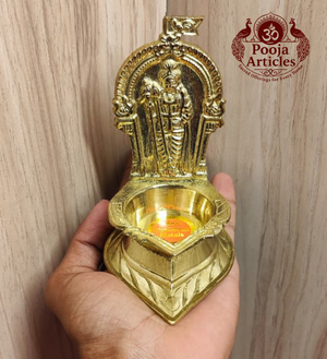 Palani Raja Alangaram Murugan Kamachi Vilakku 4.5 Inch