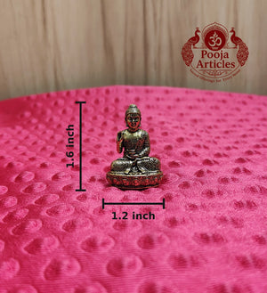 Premium Brass Buddha Idol 1.6 Inch