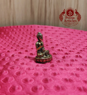 Premium Brass Buddha Idol 1.6 Inch
