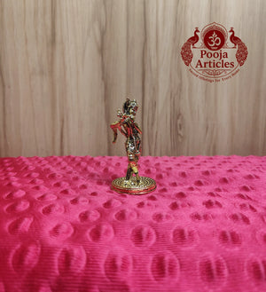 Premium Brass Krishnar Idol 2.4 Inch