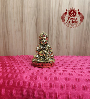 Premium Brass Kuberar Idol 3.5 Inch