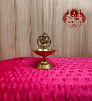 Premium Brass Lakshmi Vilaku 3.6 Inch