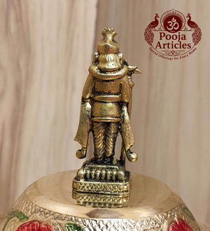 Premium Brass Lord Palani Raja Murugan 2.2 Inch