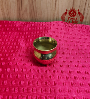Premium Brass Lota 2 Inch (Puja Kalash)