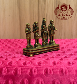 Premium Brass Nalvar Statue 2 Inch