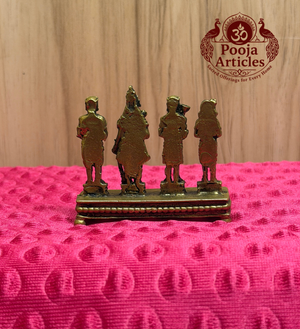 Premium Brass Nalvar Statue 2 Inch