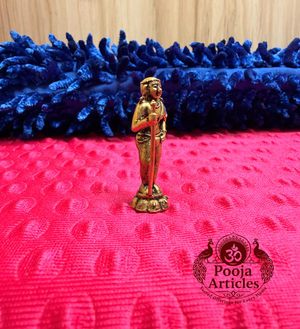 Premium Brass Palani Andi Murugan Statue 1.8 Inch