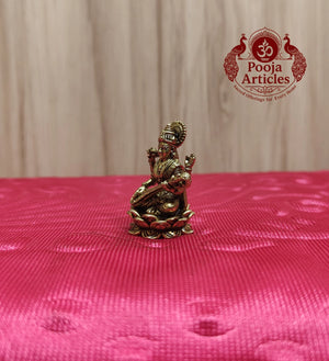 Premium Brass Saraswathi Idol 1.5 Inch