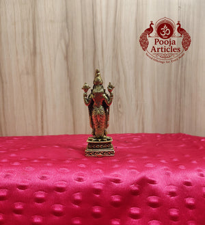 Premium Brass Tirupati Balaji Idol 3.7 Inch
