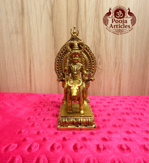 Premium Brass Vishnu Maya Statue 4.4 Inch