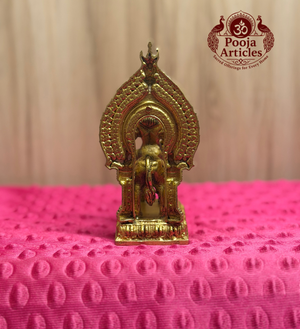 Premium Brass Vishnu Maya Statue 4.4 Inch