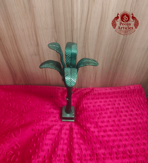 Brass Dark Finish Banana Tree 11.5 Inch