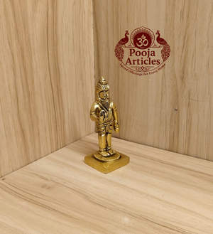 Brass Agathiyar Statue 3.2 Inch
