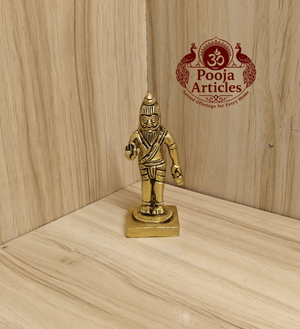 Brass Agathiyar Statue 3.2 Inch