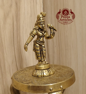 Brass Andal Idol 3 Inch