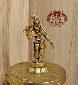 Brass Andal Idol 3 Inch