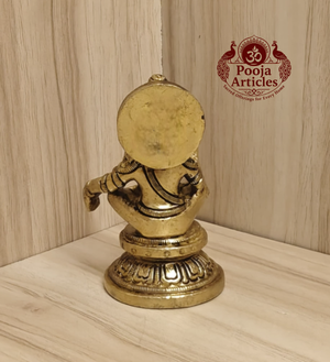 Brass Ayyappan Statue 3.5 Inch