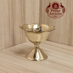 Brass Devdas Diya 2.6 Inch