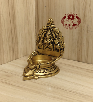 Brass Gajalakshmi Vilakku 3 Inch