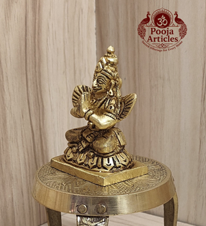 Brass Garuda Idol 2.6 Inch Pooja Articles