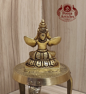 Brass Garuda Idol 2.6 Inch Pooja Articles