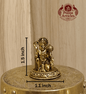 Premium Brass Hanuman Idol 1.5 Inch